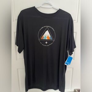 Columbia T Shirt Men’s XL New with Tags Black
